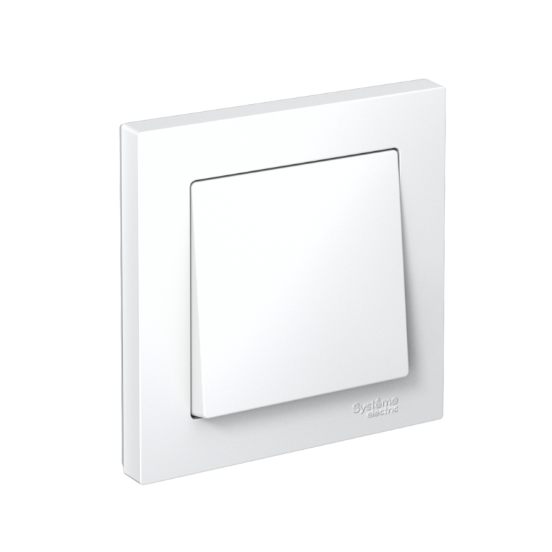 выключатель 1-кл. сп atlasdesign 10а ip20 (сх. 1) 10ax в сборе бел. se atn000112 от BTSprom.by