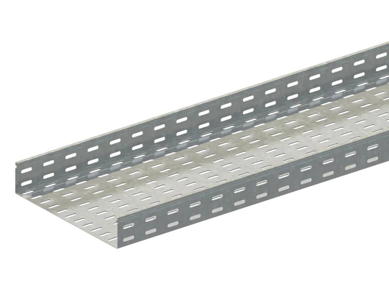 Лоток листовой перфорированный 300х65 L3000 сталь 1.5мм ЛМс-ПЗ цУТ2.5 оцинк. СОЭМИ Н0122132445 от BTSprom.by