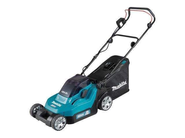 газонокосилка аккумуляторная makita lxt dlm 382 cm2 (18.0 в, 2 акк., 4.0 а/ч, li-ion, шир. 380 мм, выс. 25-75 мм, пластм. корпус, травосборник 40) от BTSprom.by