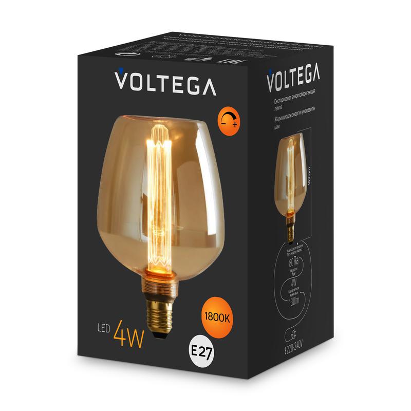 Лампа светодиодная Loft Led S123163 4Вт 1800К E27 DIM Voltega 8544 фото в каталоге от BTSprom.by