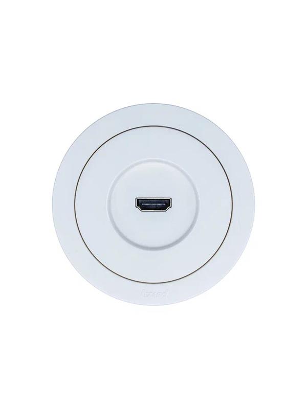  Розетка HDMI 1-м СП OSEN белая LEZARD 743-0288-203 фото в каталоге от BTSprom.by