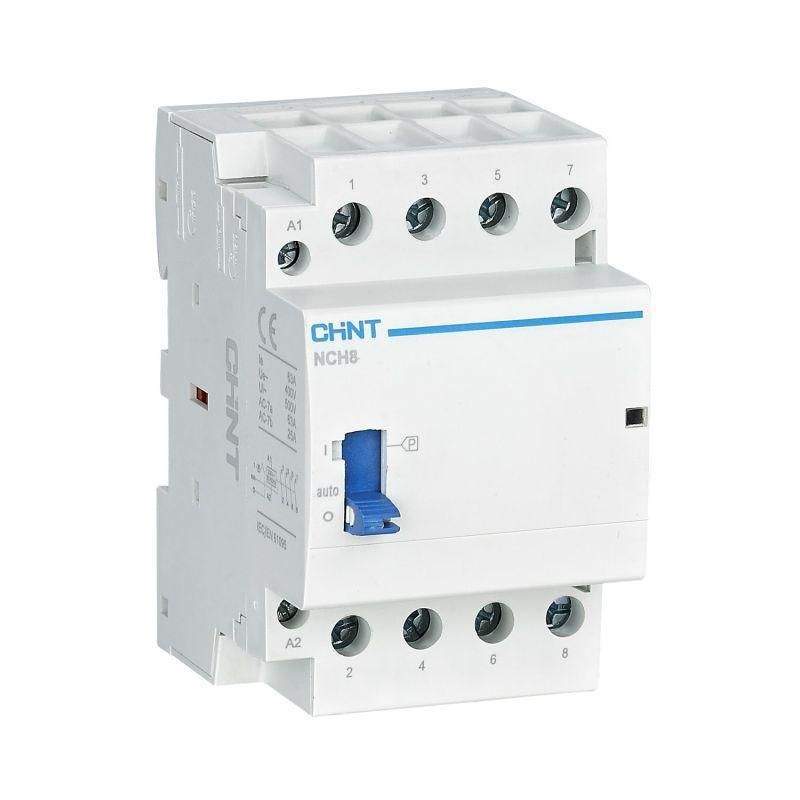 контактор модульный nch8-25m/22 ac 220-240в 50/60гц ручное управление (r) chint 257481 от BTSprom.by