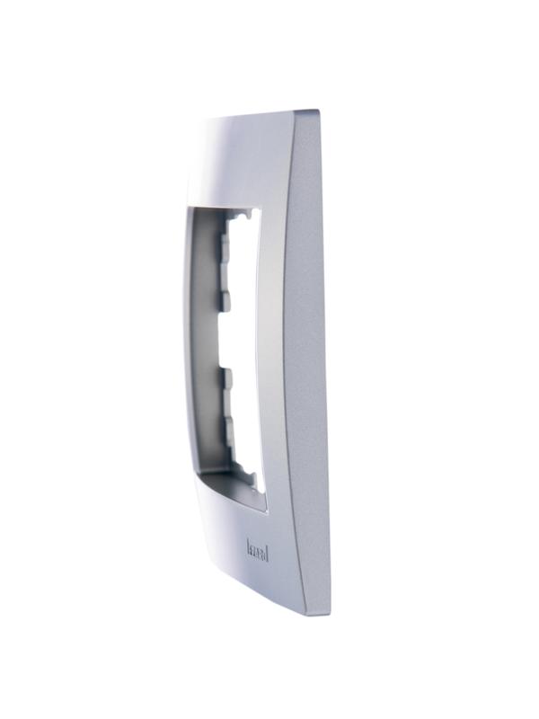  Рамка 1-м Karina горизонт. матов. серебр. LEZARD 707-4300-146 фото в каталоге от BTSprom.by