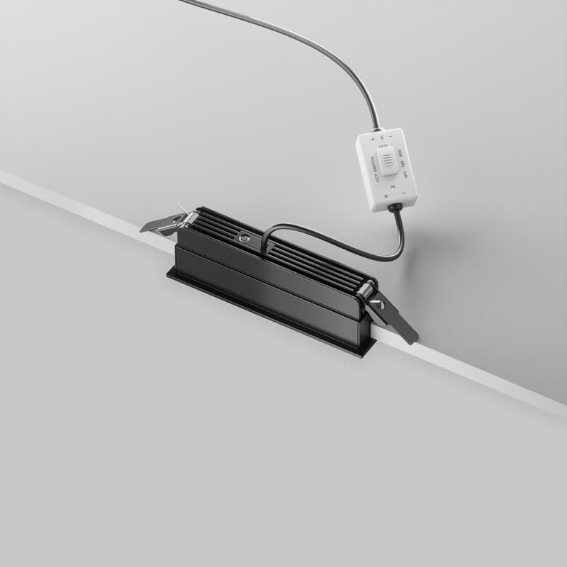  Светильник Parete 6Вт 2700К-4000К 70град. встраив. Maytoni DL100-6W2.7-3-4K-B фото в каталоге от BTSprom.by