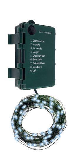 гирлянда "роса" dc-g06-50w 50 microled 5.1м. 8реж. (3хaa в компл.) бел. фаzа 5059658 от BTSprom.by