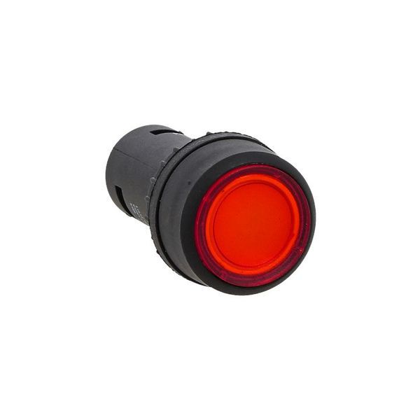 кнопка sw2c-10d с подсветкой красн. no 24в ekf sw2c-md-r-24 от BTSprom.by