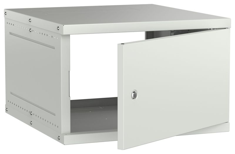 шкаф настенный 6u 600х650мм дверь метал. сер. generica lwe3-06u67-mf-g от BTSprom.by