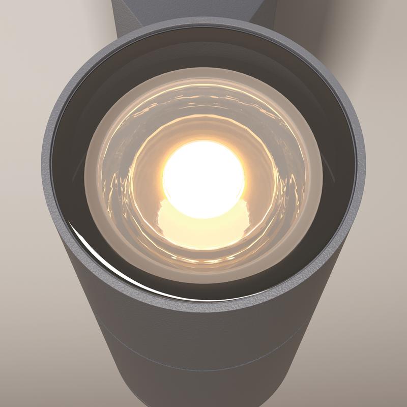  Светильник Bowery 1х50Вт GU10 IP54 бра настен. Maytoni O574WL-01GR фото в каталоге от BTSprom.by