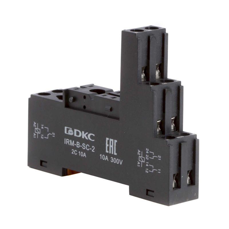 колодка с винтовыми клеммами для реле irm dkc irm-b-sc-2 от BTSprom.by