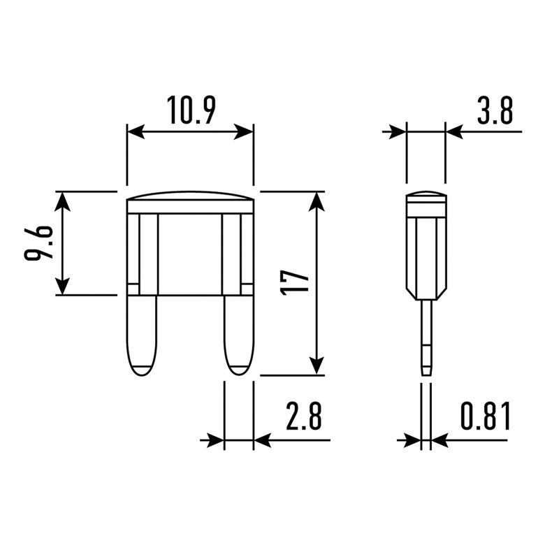  Набор автомобильных предохранителей "мини" (блист.) Rexant 80-7021 фото в каталоге от BTSprom.by