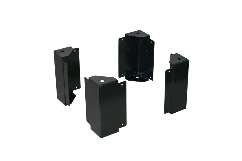 элемент цоколя угловой dekraftuno 200мм ral9005 (уп.4шт) dekraft 32877dek от BTSprom.by