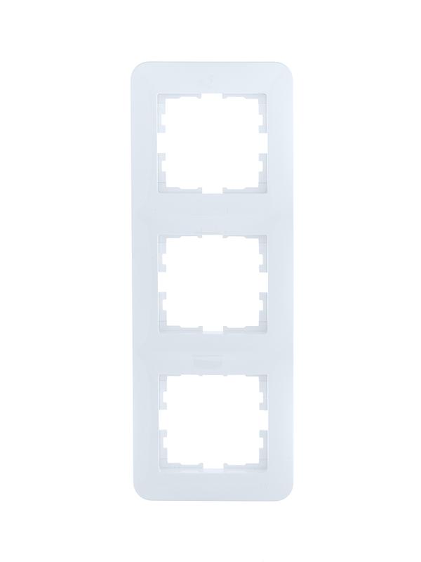 рамка 3-м asti вертикал. бел. lezard 7081-0200-153 от BTSprom.by