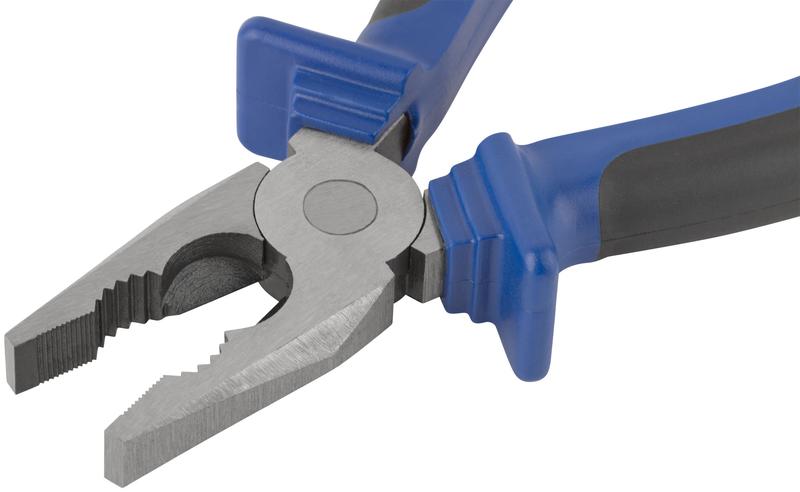  Плоскогубцы комбинированные "Один" двухцветные обрезиненные ручки полированная сталь 200мм MOS 47474М фото в каталоге от BTSprom.by