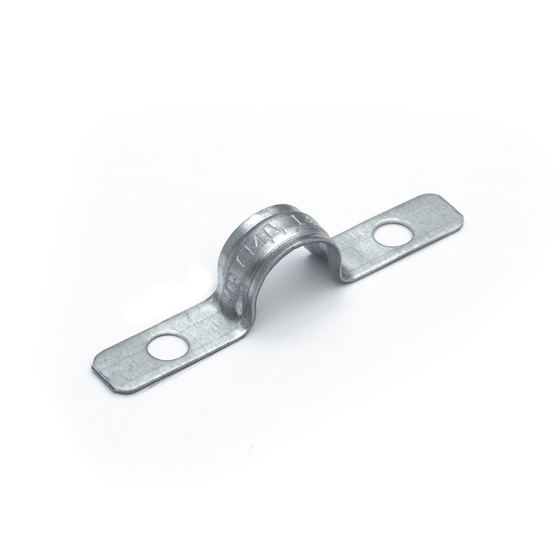 скоба крепежная двухлапковая усиленная противопожарная смду d14-15мм метал. отв. d 6.5мм (уп.100шт) промрукав pr13.02435 от BTSprom.by