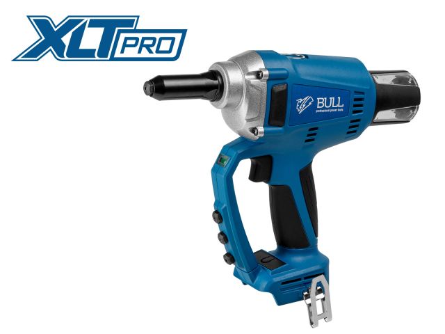 аккум. заклепочный пистолет bull crg 1018 в кор. xltpro solo, бесщет., 25 мм, 10000 н (2.4, 3.2, 4.0, 4.8 мм, вытяжные, подсветка) 1304593 от BTSprom.by