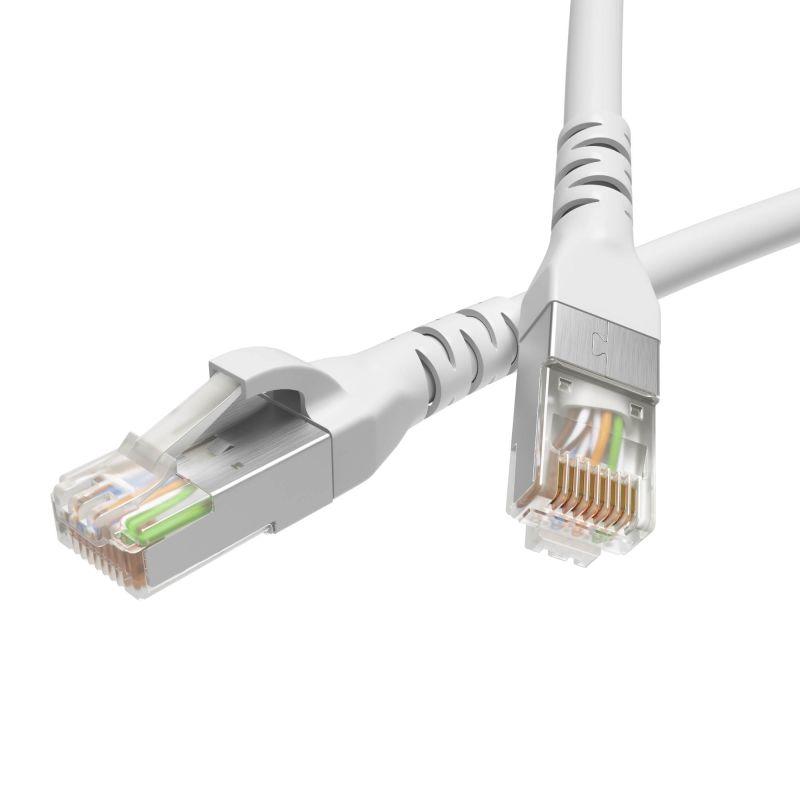 патч-корд экранированный кат.6 f/utp 4х2 lszh 3м бел. dkc rn6fu4530wh от BTSprom.by