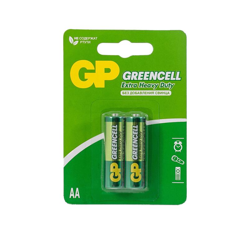 элемент питания солевой aa/r6 1.5в greencell (блист.2шт) gp 2768 от BTSprom.by