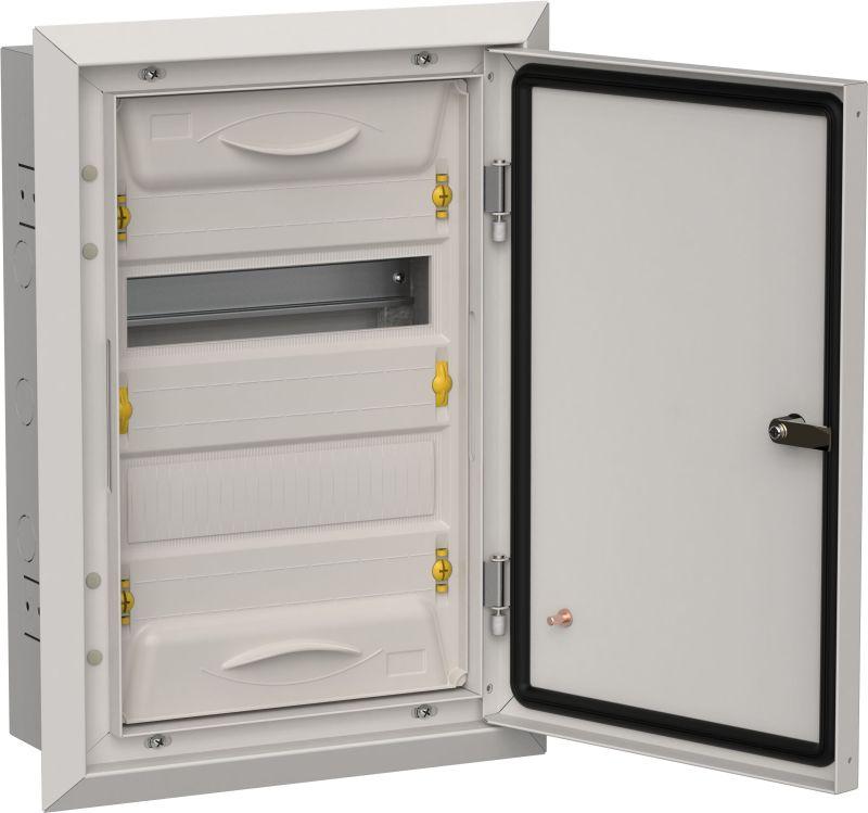 корпус щрв-24 (1х24) titan 5 505х365х130 ip31 сер. метал. iek ti5-50-v-024-31-7035 от BTSprom.by