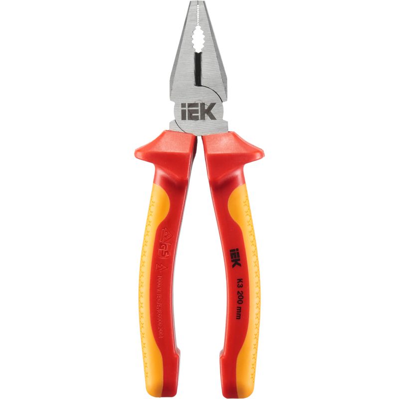  Пассатижи диэлектрические 200мм K3 ARMA2L 3 IEK A2L3-PL20-K3-200 фото в каталоге от BTSprom.by