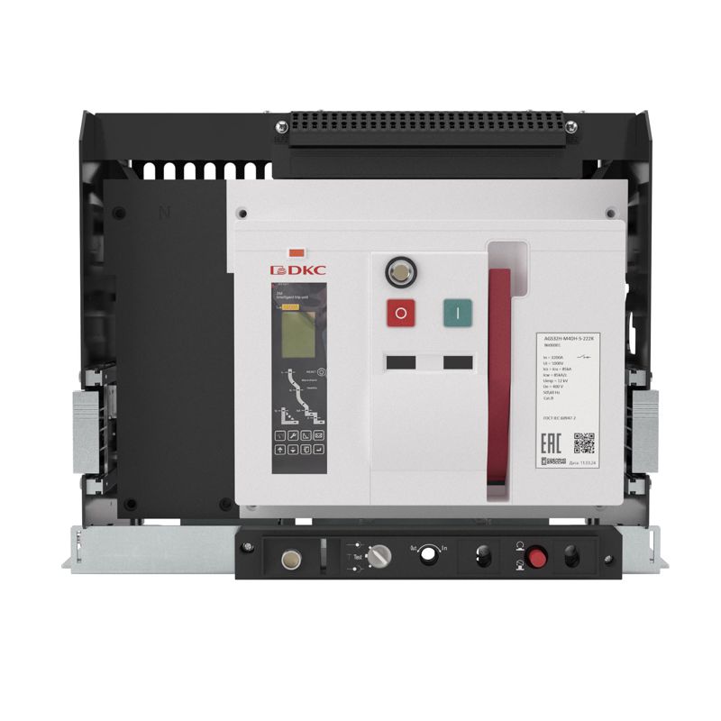 выключатель автоматический воздушный 4п 3200а 85ка yon ags32h типоразмер m расцепитель 3h выкатн. управление 220в ac горизонт. подкл. dkc ags32h-m4dh-6-222k от BTSprom.by