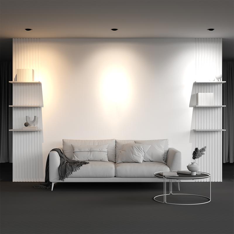  Светильник Move 9Вт 3000-4000-6000К 36град. встраив. Maytoni DL060-9W3-4-6K-TRS-B фото в каталоге от BTSprom.by