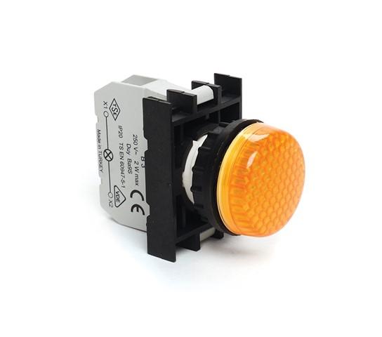 арматура сигнальная для неоновой лампы (без лампы) желт. emas b030xs от BTSprom.by