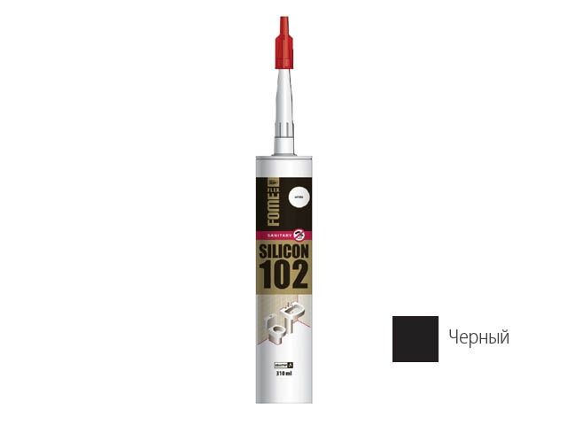 герметик силиконовый санитарный fome flex "sanitary silicon 102" (черн.) 310мл 01-4-1-103 от BTSprom.by