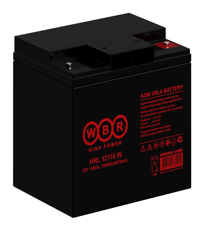  Аккумулятор 12В 28А.ч WBR HRL12110W WBR фото в каталоге от BTSprom.by