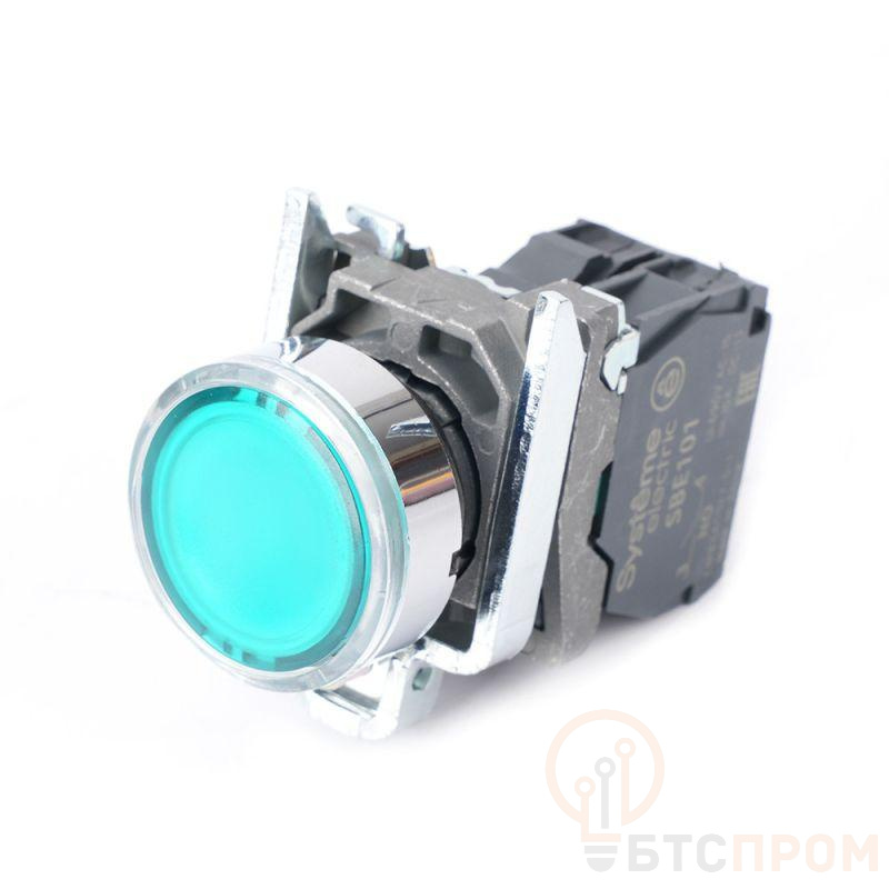 Кнопка модульная SB4 с подсветкой в сборе 22мм металл 24ВDC 1НО зел. SE SB4BW33B1 фото в каталоге от BTSprom.by  Кнопка модульная SB4 с подсветкой в сборе 22мм металл 24ВDC 1НО зел. SE SB4BW33B1 фото в каталоге от BTSprom.by
