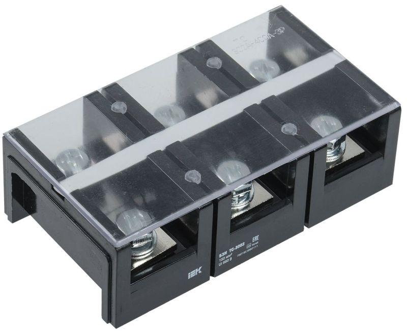 блок зажимов бзн тc-4003 200кв.мм 400a 3 пары iek yzn42-03-200-k02 от BTSprom.by