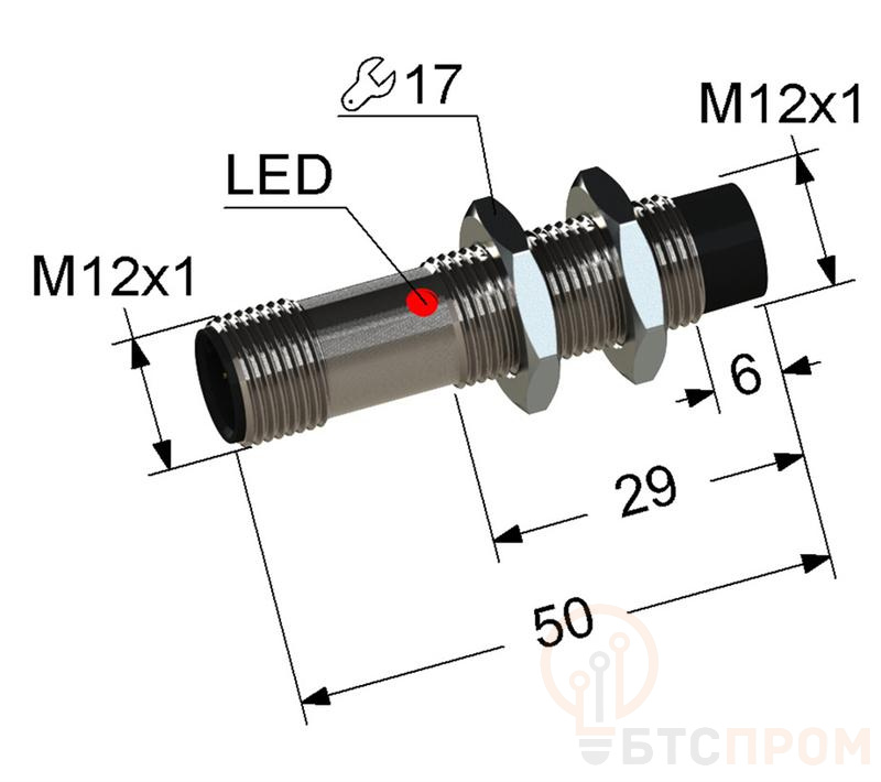 Выключатель бесконтактный PS2-12M50-8N11-C4 МЕГА-К A8010-34124189 фото в каталоге от BTSprom.by  Выключатель бесконтактный PS2-12M50-8N11-C4 МЕГА-К A8010-34124189 фото в каталоге от BTSprom.by