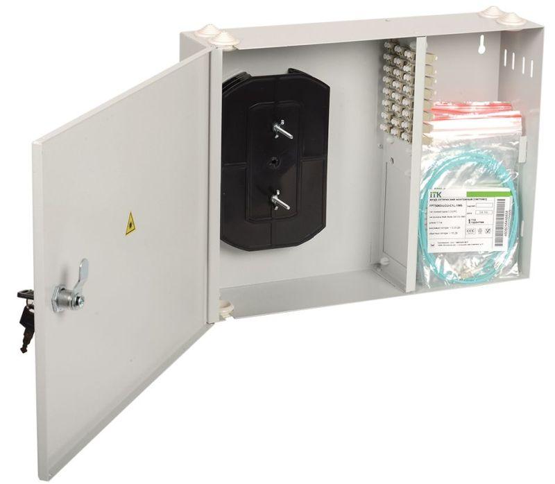 кросс укомплектованный настенный sc (simplex) 20 портов (om4) itk fobx24-n-20scus04 от BTSprom.by