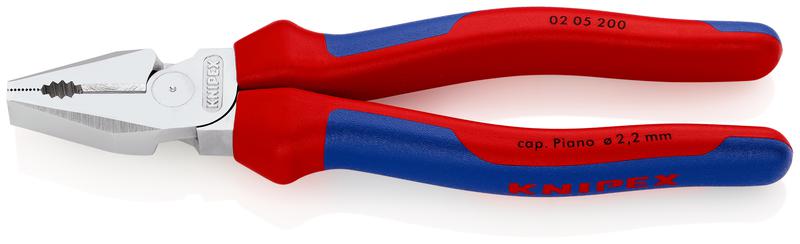 плоскогубцы комбинированные особой мощности l-200мм хром. knipex kn-0205200 от BTSprom.by