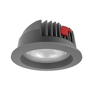 светильник светодиодный dl-pro 226х96 52вт 3000к ip65 кругл. встраив. монтаж. отв. 200-215мм матов. сер. ral7045 varton v1-r0-h0777-10000-6505230 от BTSprom.by