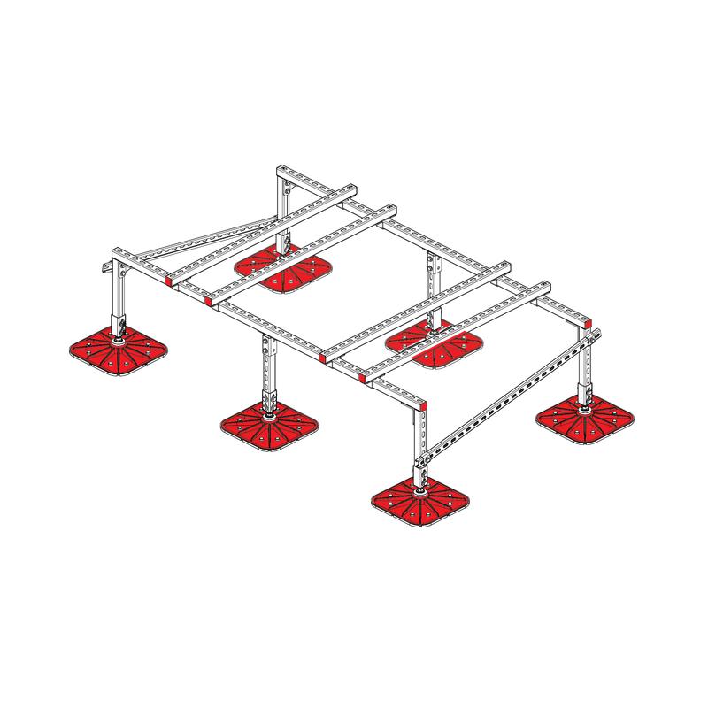 конструкция опорная для установки оборудования technoraptor foot 2000х1200 hd км tr0246 от BTSprom.by