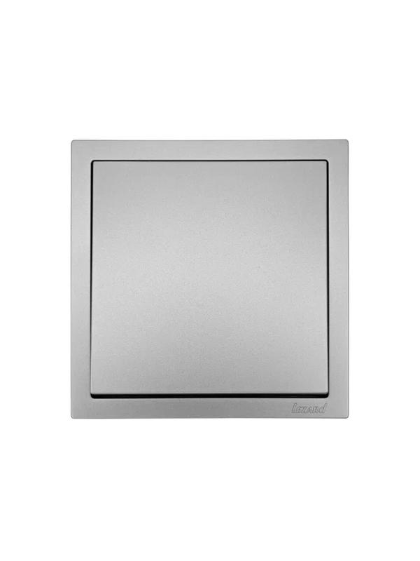  Выключатель 1-кл. СП ZIMA IP20 10А безвинт. зажим сер. матов. LEZARD 704-7488-100QC фото в каталоге от BTSprom.by