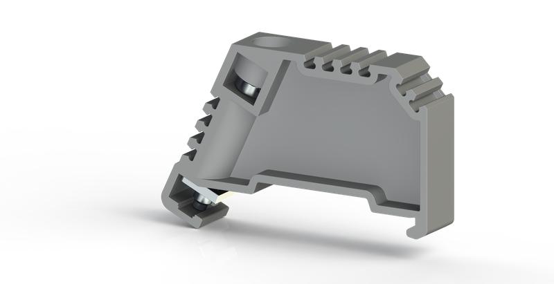 упор на din-рейку mr35 с винтом сер. kd 3 klemsan 495049 от BTSprom.by