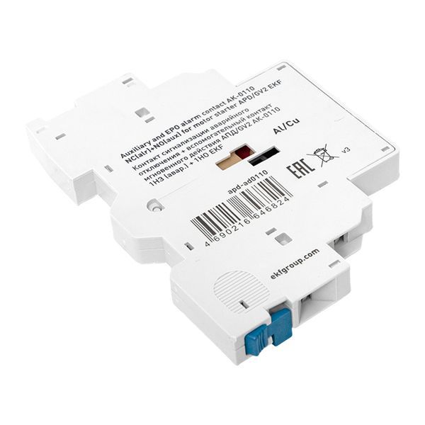  Контакт сигнализации аварийного отключения + вспомогательный контакт мгновенного действия АПД/GV2 АК-0110 1НЗ (авар.) + 1НО EKF apd-ad0110 фото в каталоге от BTSprom.by