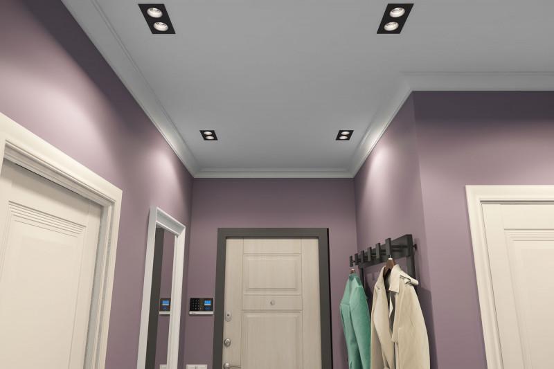  Светильник встраиваемый IP20 10Вт GU5.3 LED черн./хром пластик DENKIRS DK3072-BK+CH фото в каталоге от BTSprom.by