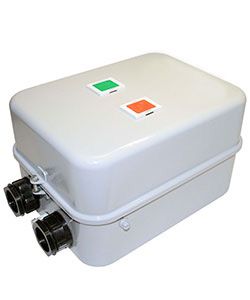 пускатель электромагнитный пм12-063221 у2 в 63а 380в/50гц 2но+2нз ip54 нереверсивный с реле ртт-231 53.5-63.0а в корпусе с кнопками пуск + стоп + r электротехник et000166 от BTSprom.by