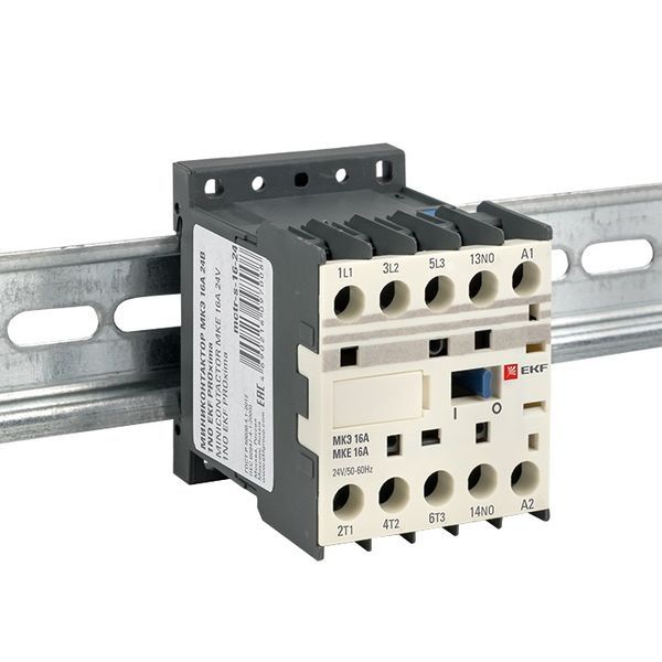 Мини-контактор МКЭ 16А кат. 24В AC 1НО PROxima EKF Mctr-s-16-24 фото в каталоге от BTSprom.by
