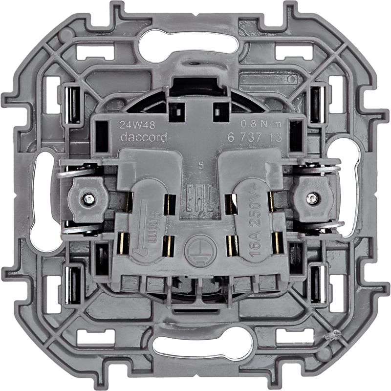  Розетка 1-м СП Inspiria 16А IP20 250В 2P механизм антрацит IEK 673713 фото в каталоге от BTSprom.by