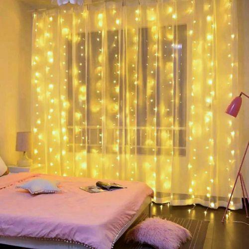 гирлянда enig - 320w дождь/занавес 3х2м 320 led тепл. бел. 8 режимов 220в ip20 эра б0051872 от BTSprom.by