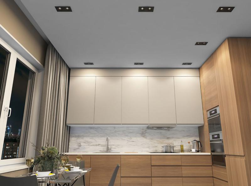  Светильник 50Вт GU10 IP20 встраив. алюм. черн. DENKIRS 677528 фото в каталоге от BTSprom.by