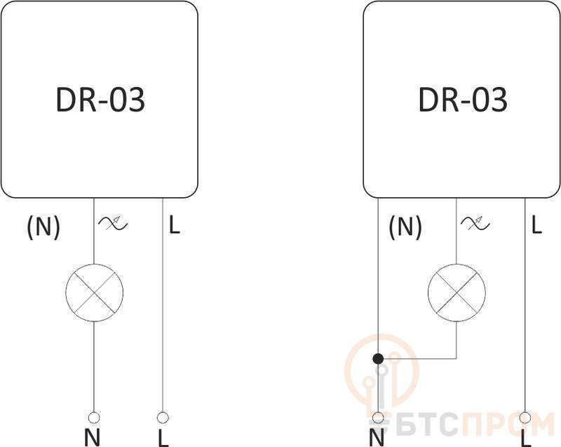  Датчик движения инфракрасный DR-03 5А IP20 1NO 230В AC макс. дальность 9м 45х160град. монтаж в подрозетник F&F EA01.007.009 фото в каталоге от BTSprom.by