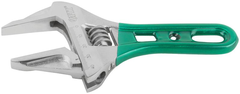  Ключ разводной "Смарт" CrV укороченный узкие губки шкала экстра увелич. захват 155мм 43мм FIT 70213 фото в каталоге от BTSprom.by