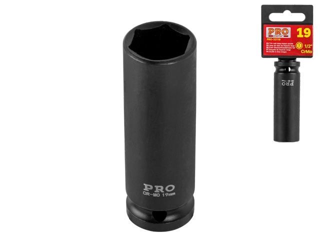 головка ударная тонкост. 1/2" 19мм 6гр. глубокая pro startul (pro-32119) pro-32119 от BTSprom.by