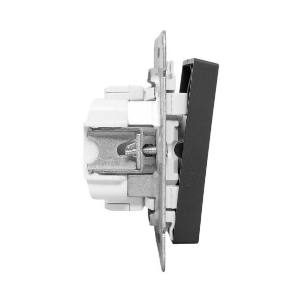  Выключатель кнопочный 2-кл. СП Эпика механизм черн. EKF UP1-SWB-23 фото в каталоге от BTSprom.by