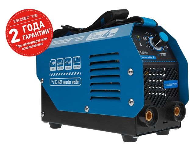 инвертор сварочный solaris mma-200d (230в, 20-140 а, 70в, электроды диам. 1.6-4.0 мм, вес 3.1 кг) mma-200d от BTSprom.by