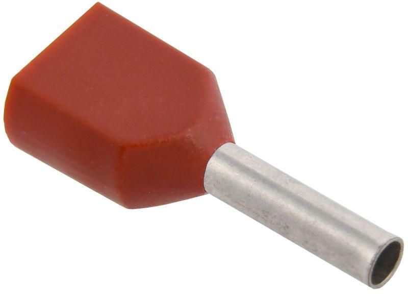 наконечник ншви(2) 0.75-8 темн. красн. (уп.100шт) iek ute10-d75-100 от BTSprom.by